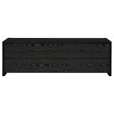 Alton 3-Drawer TV Stand, Black Oak - 61 Inches