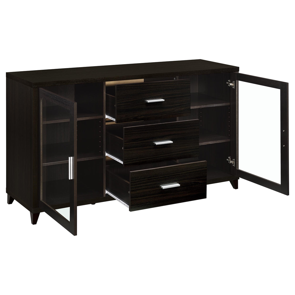 Lewes 4-Piece 60-Inch TV Entertainment Center Cappuccino