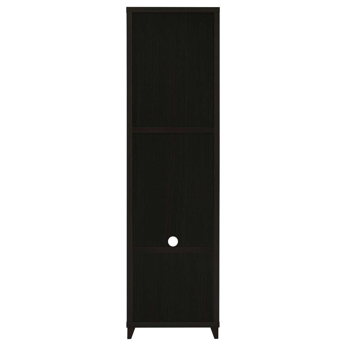 Lewes 4-Shelf Media Tower, Cappuccino