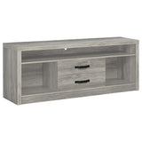 Burke 3-Piece 59-Inch TV Entertainment Center Grey Driftwood