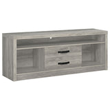 Burke 2-Drawer Grey Driftwood TV Stand - 59 Inch
