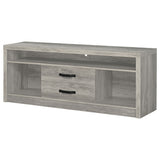 Burke 2-Drawer Grey Driftwood TV Stand - 59 Inch
