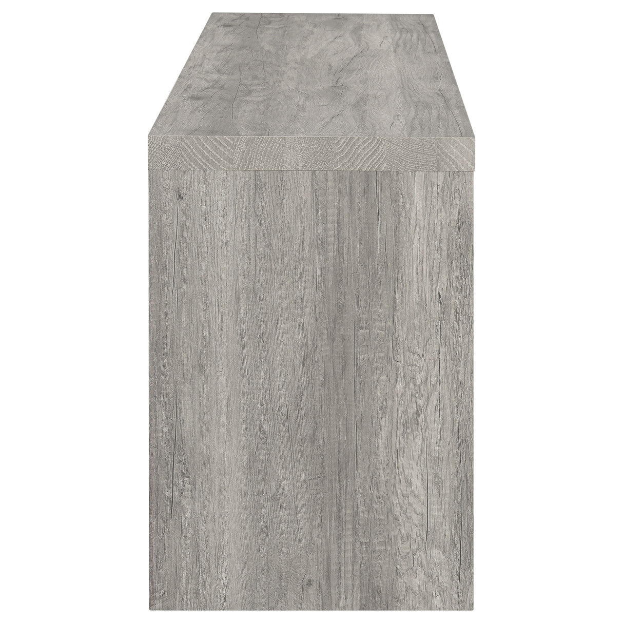 Burke 2-Drawer Grey Driftwood TV Stand - 59 Inch