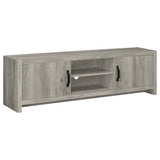 Burke 71-Inch TV Stand, Grey Driftwood Engineered Wood