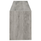 Burke 71-Inch TV Stand, Grey Driftwood Engineered Wood