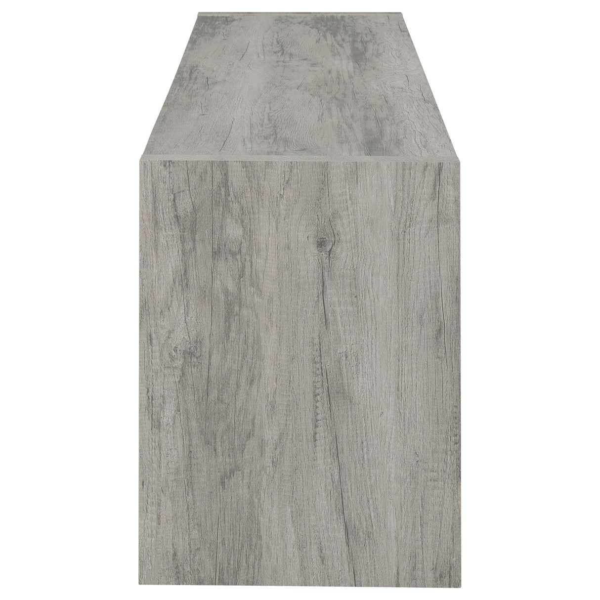 Burke 71-Inch TV Stand, Grey Driftwood Engineered Wood