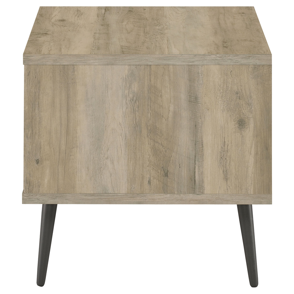 Welsh Square Engineered Wood Side End Table, Distressed Pine