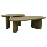 Honey Oak Nesting Coffee Tables, 2-Piece Set