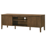 Thori 63-inch 2-Door TV Stand Media Console Dark Brown