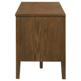 Thori 63-inch 2-Door TV Stand Media Console Dark Brown