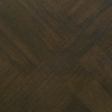 Dark Brown Acacia Veneer Coffee Table 3-Piece Set