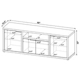 Tabby 3-Piece 60-Inch TV Entertainment Center Mango
