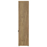 Tabby 3-Shelf Media Tower, Mango Wood Finish