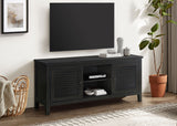 Concord 2-Door 60-Inch TV Stand Console, Distressed Java