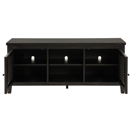 Concord 2-Door 60-Inch TV Stand Console, Distressed Java