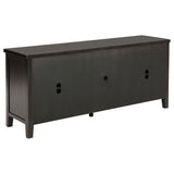 Concord 2-Door 60-Inch TV Stand Console, Distressed Java