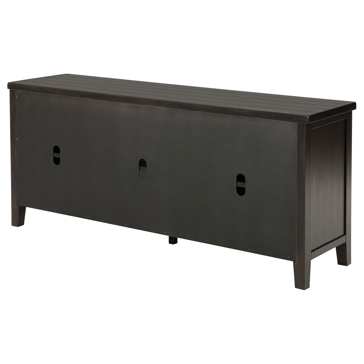 Concord 2-Door 60-Inch TV Stand Console, Distressed Java