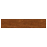 Trask 86-Inch Wood TV Stand Media Console Mango Brown