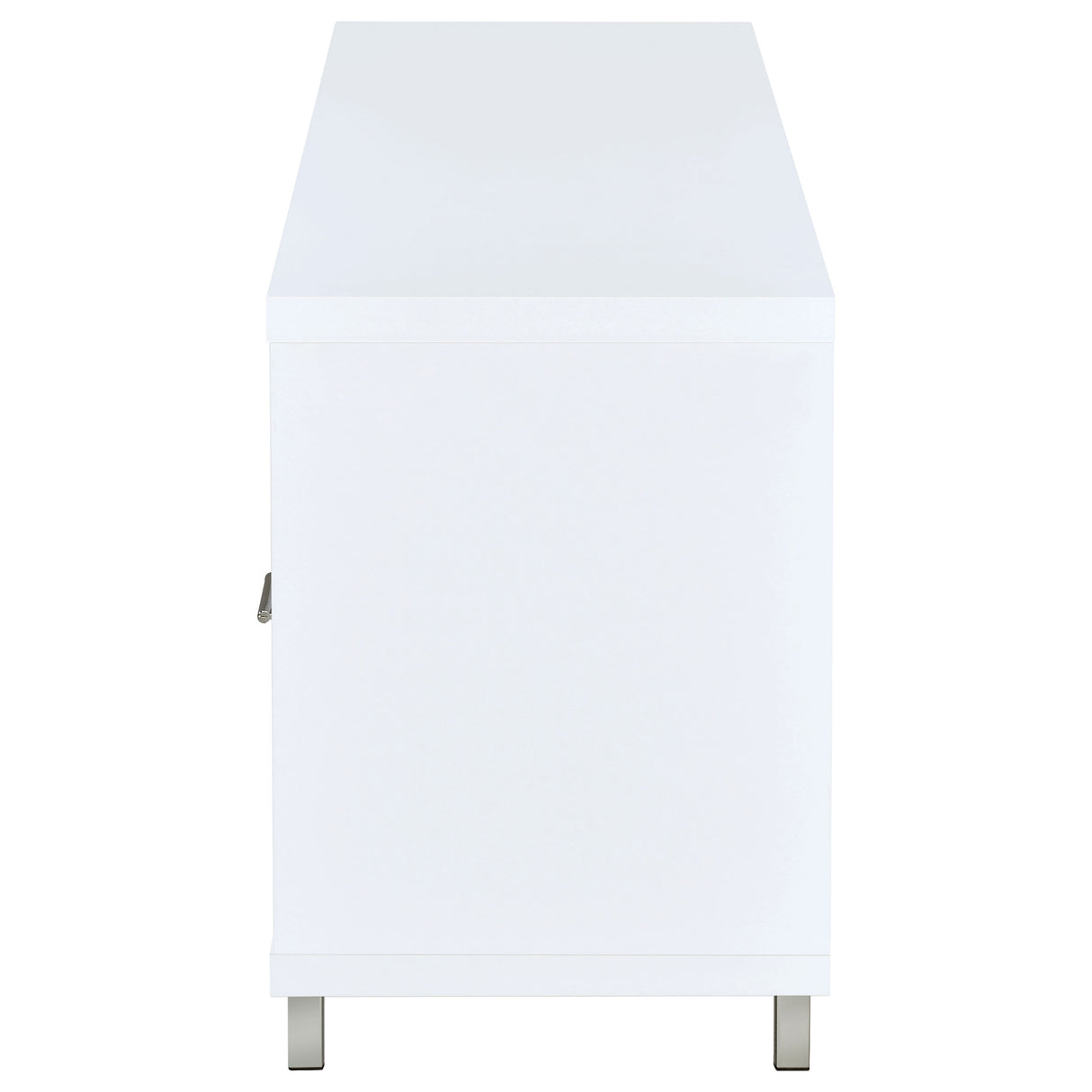 Casey 2-Drawer White TV Stand, 60 inches
