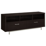 Casey 2-Drawer TV Stand 60-inch Cappuccino
