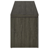 Elkton 2-Drawer Engineered Wood TV Stand, Weathered Grey