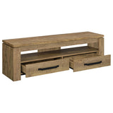Elkton 2-Drawer TV Stand, 59 Inch, Mango