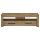 Elkton 2-Drawer TV Stand, 59 Inch, Mango