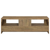 Elkton 2-Drawer TV Stand, 59 Inch, Mango