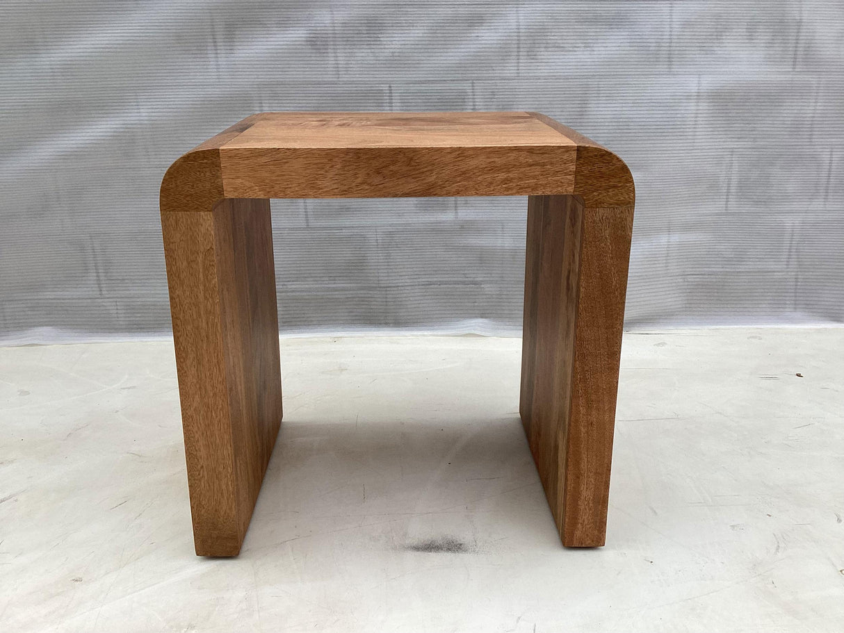 Natural Mango Wood End Table