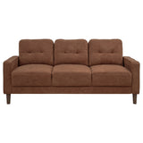 Heather - Track Arm Tufted Sofa - Rust