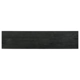 Marsden 2-Door Mango Wood 70-Inch TV Stand Charcoal Black