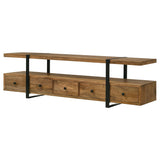 Otto 5-Drawer Mango Wood TV Stand - 70 Inch Brown