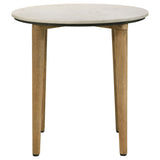 Aldis 2-Piece Coffee and End Table Set, White Marble