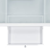 Jacey - Complete Vanity With Lightbulbs - Glossy White