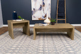 Lynette 2-Piece Mango Wood Coffee and End Table Set