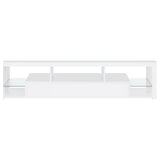 Jude 3-Piece 71-Inch TV Entertainment Center White High Gloss
