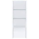 Jude 3-Piece 71-Inch TV Entertainment Center White High Gloss