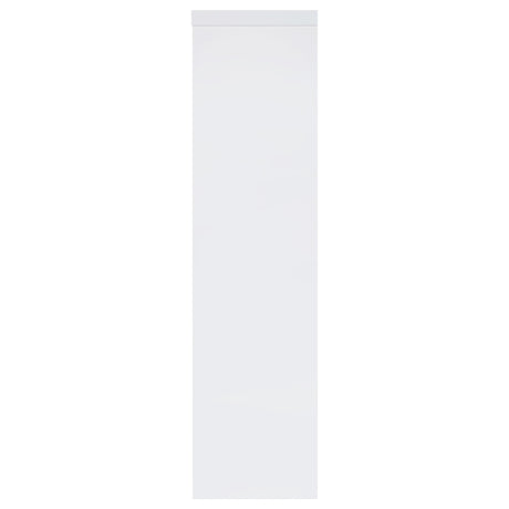 Jude 3-Shelf Media Tower - White High Gloss