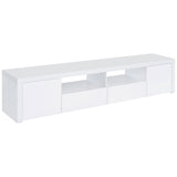 Jude 79-inch TV Stand in White High Gloss