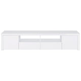 Jude 79-inch TV Stand in White High Gloss