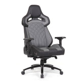 Gaming Chair With 4D Armrests, High Back Office Chair - Black / Gray