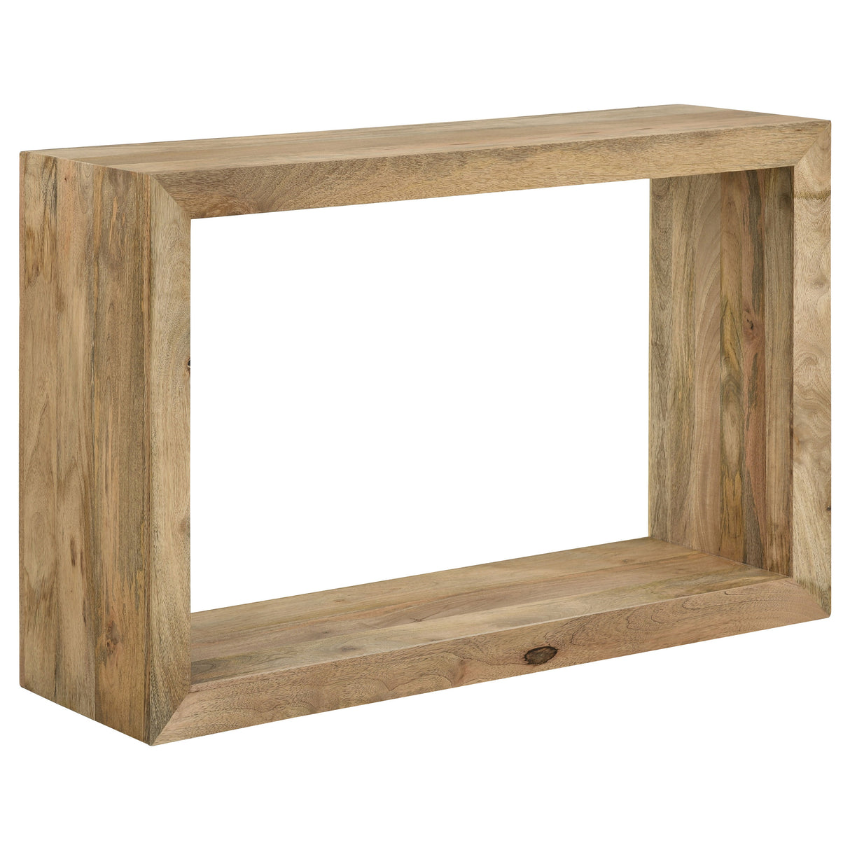 Benton Rectangular Solid Wood Console Table - Natural