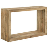 Benton Rectangular Solid Wood Console Table - Natural