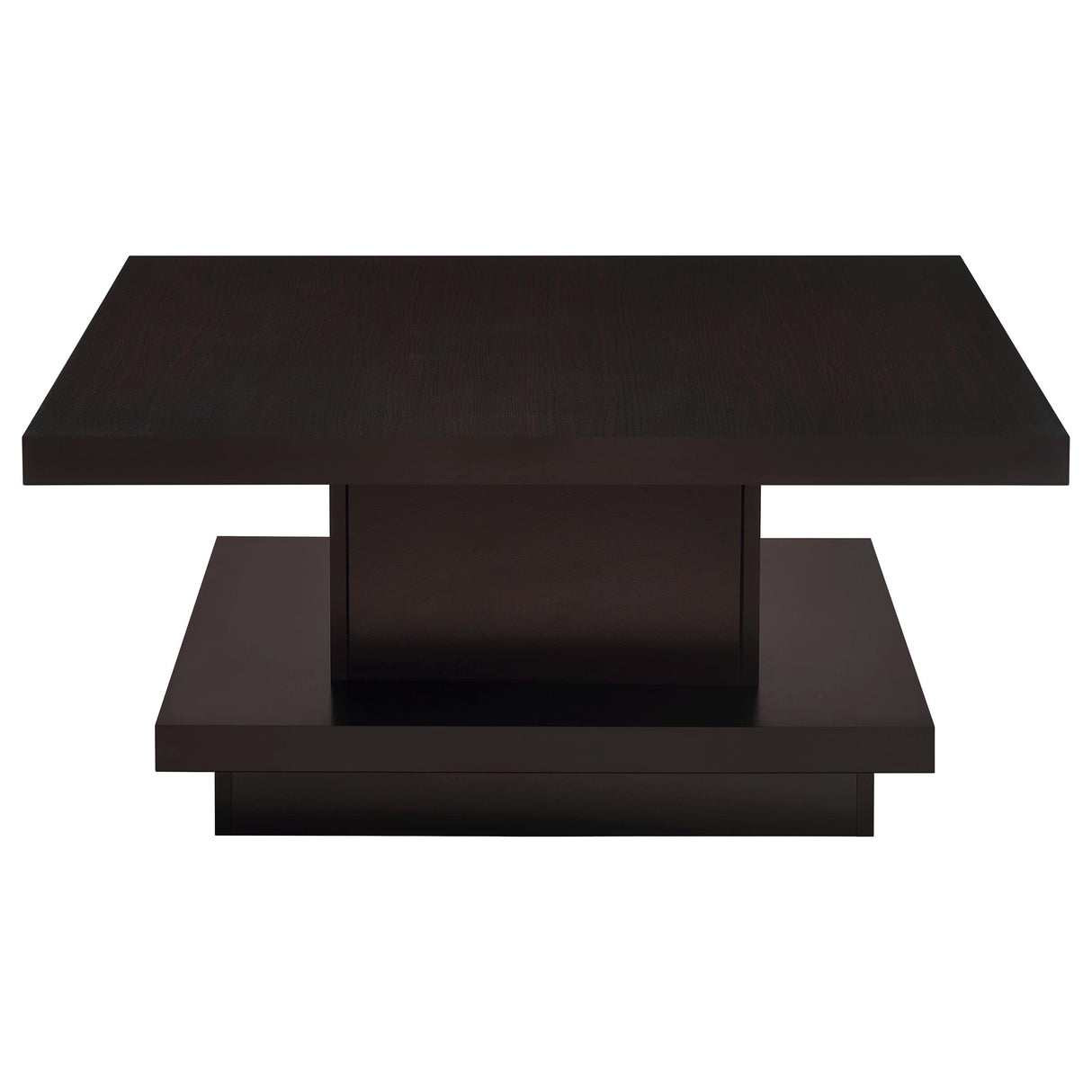 Reston 2-Piece Square Coffee and End Table Set Cappuccino