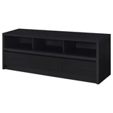 Rutland 59-Inch 3-Drawer TV Stand Media Console Black