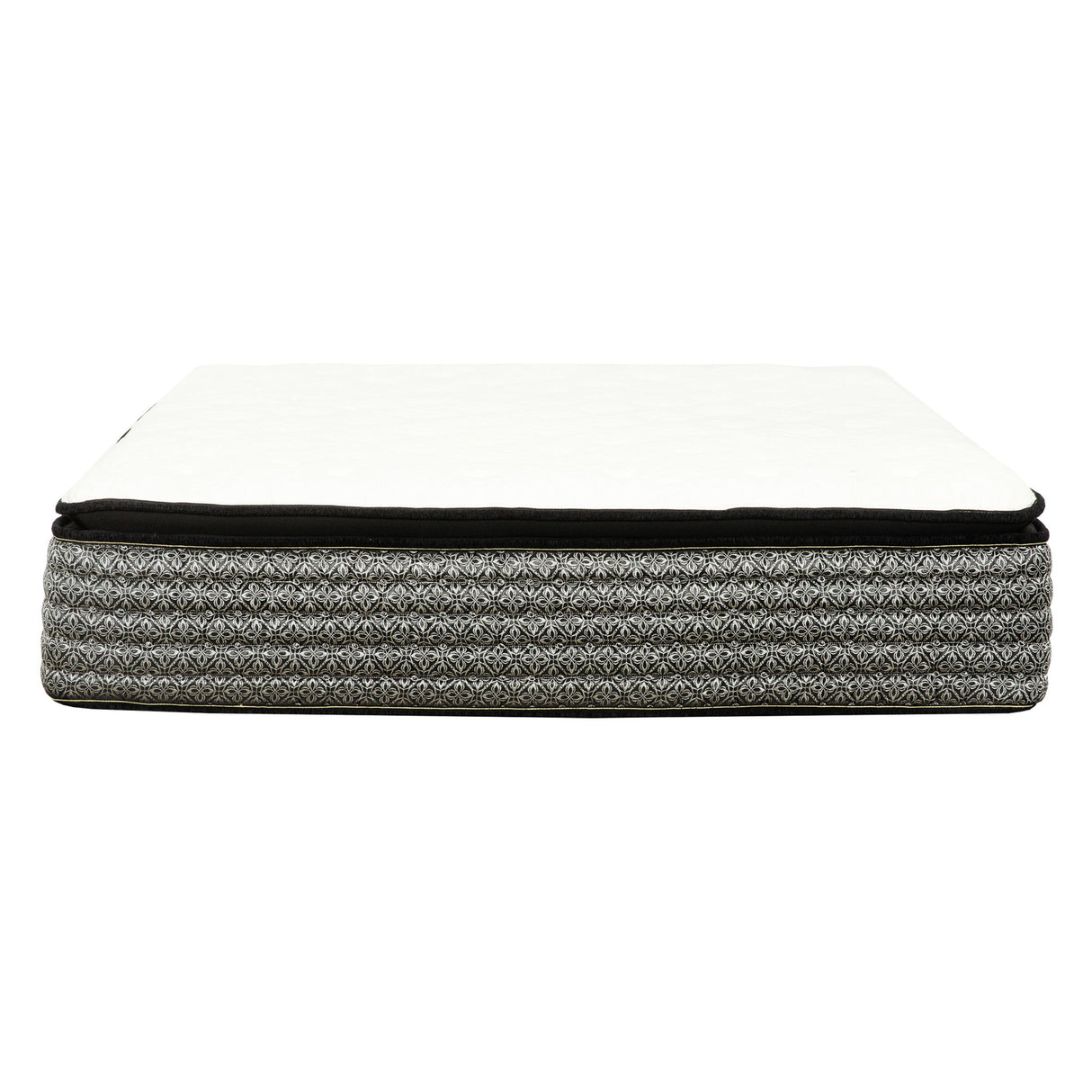 14" Premium Pocket Coil Hybrid Mattress With Gel Memory Foam, Super Plush - Gray / White - King