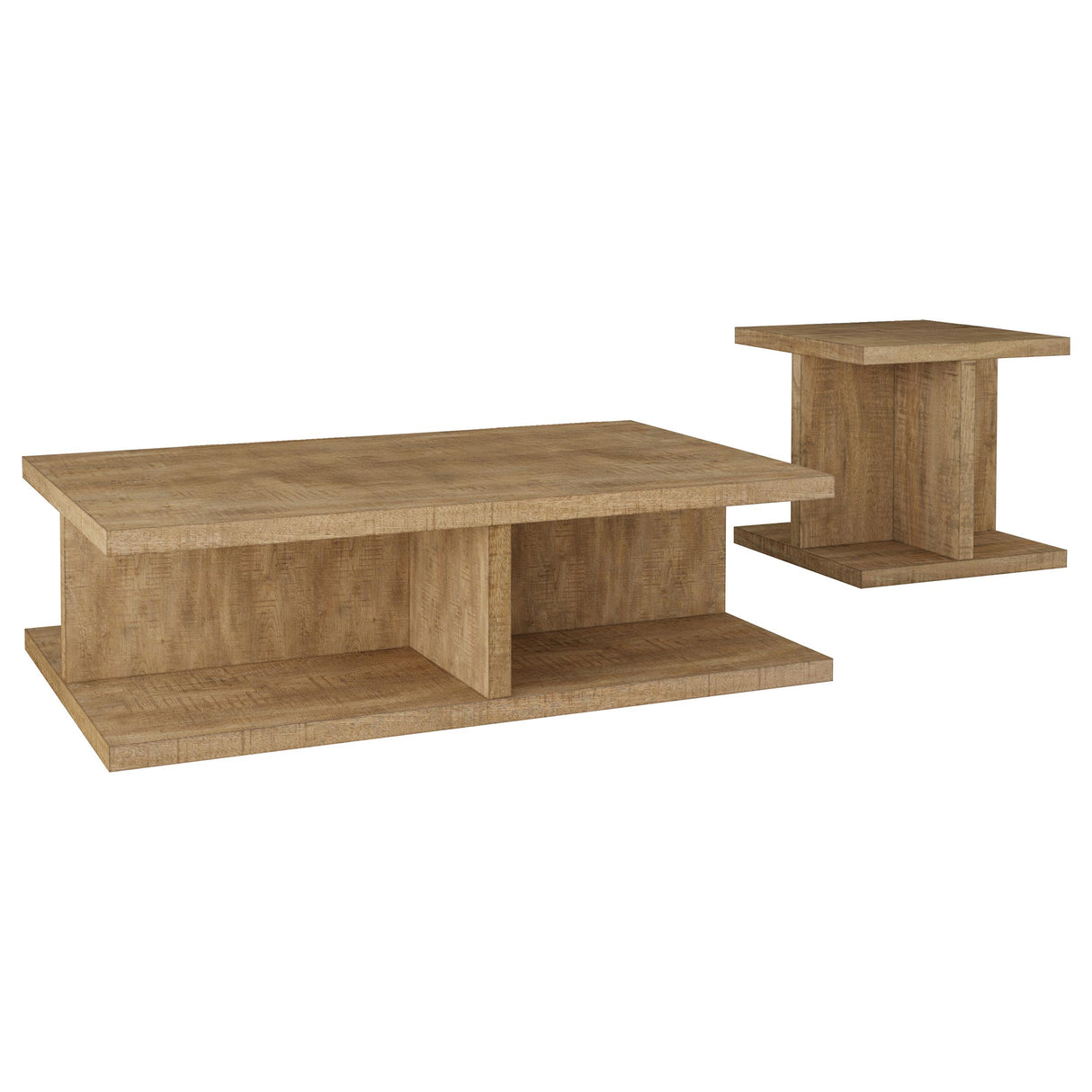 Cortona 2-Piece Coffee and End Table Set in Mango