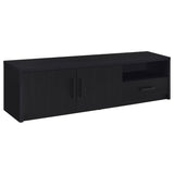 Murray 70-Inch 2-Door TV Stand Media Console, Black