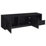 Murray 70-Inch 2-Door TV Stand Media Console, Black