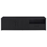 Murray 70-Inch 2-Door TV Stand Media Console, Black